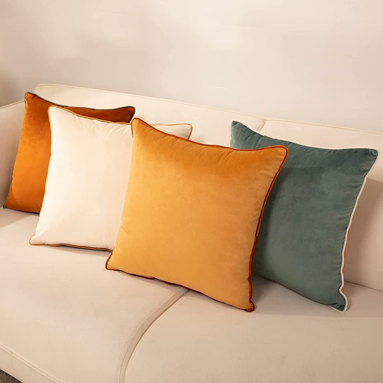 Mejinon Velvet Throw Pillow Covers