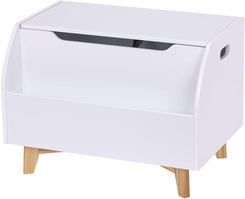 UTEX Children Toy Box with Front Book Storage Area