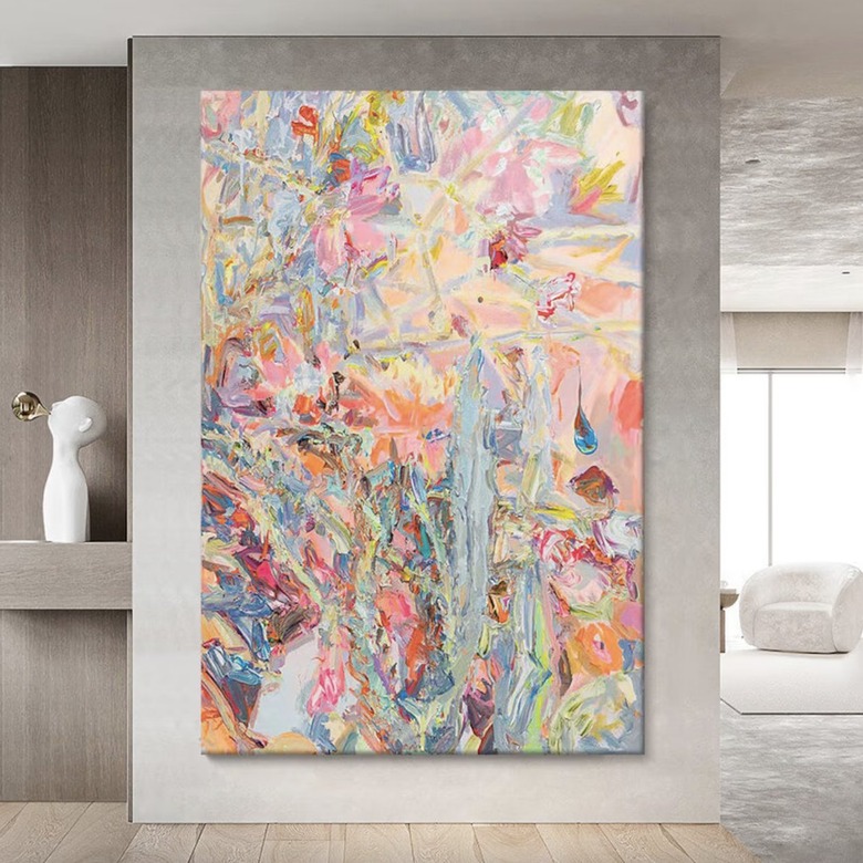 Tuor Abstract Art Colorful Oil Painting