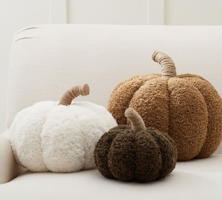 Pottery Barn Cozy Pumpkin Pillow