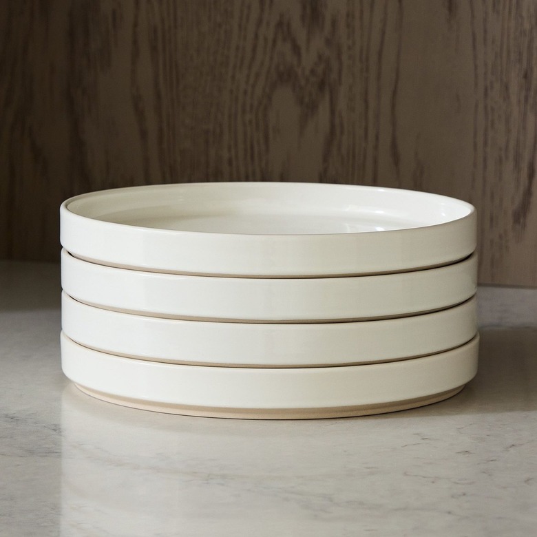 West Elm Straight-Sided Stoneware Salad Plates (set of 4)