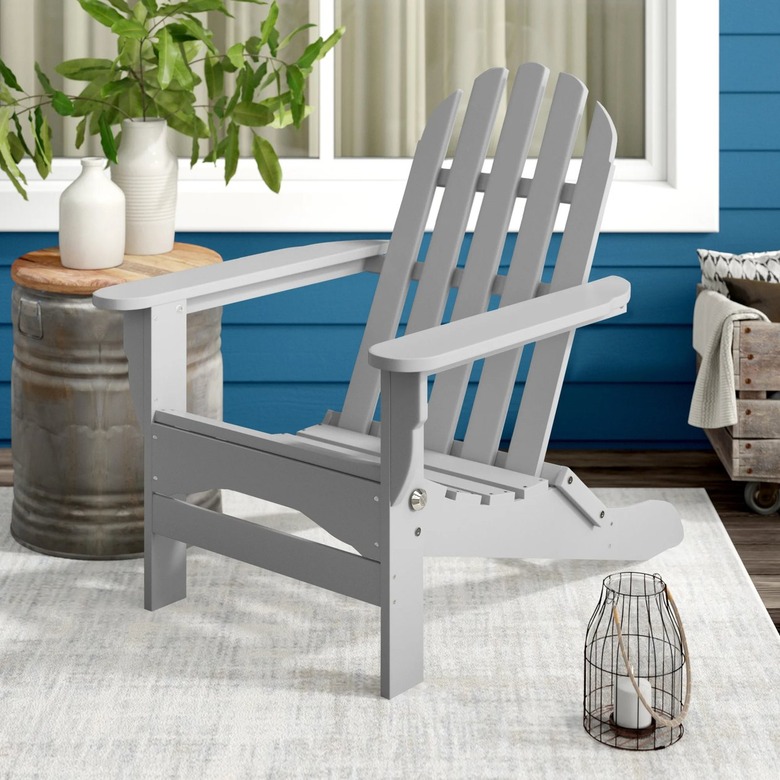 Three Posts Hartington Plastic Folding Adirondack Chair