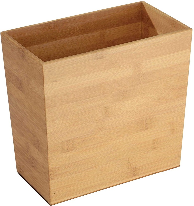 iDesign Formbu Wood Wastebasket