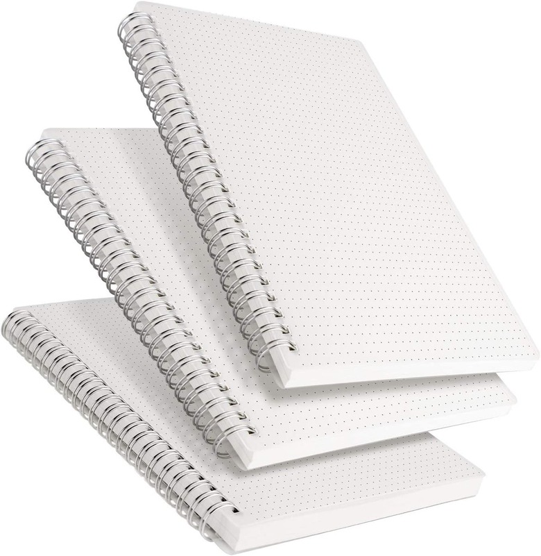 RETTACY Dot Grid Notebook Spiral (set of 3)