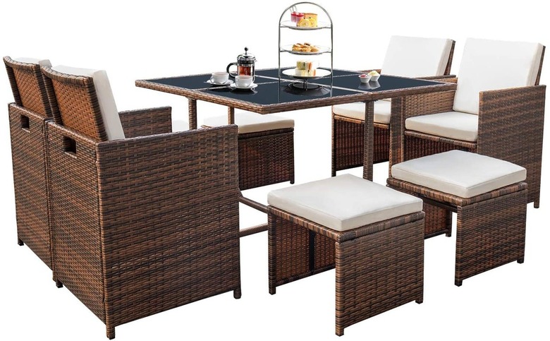 Devoko 9-Piece Patio Dining Set