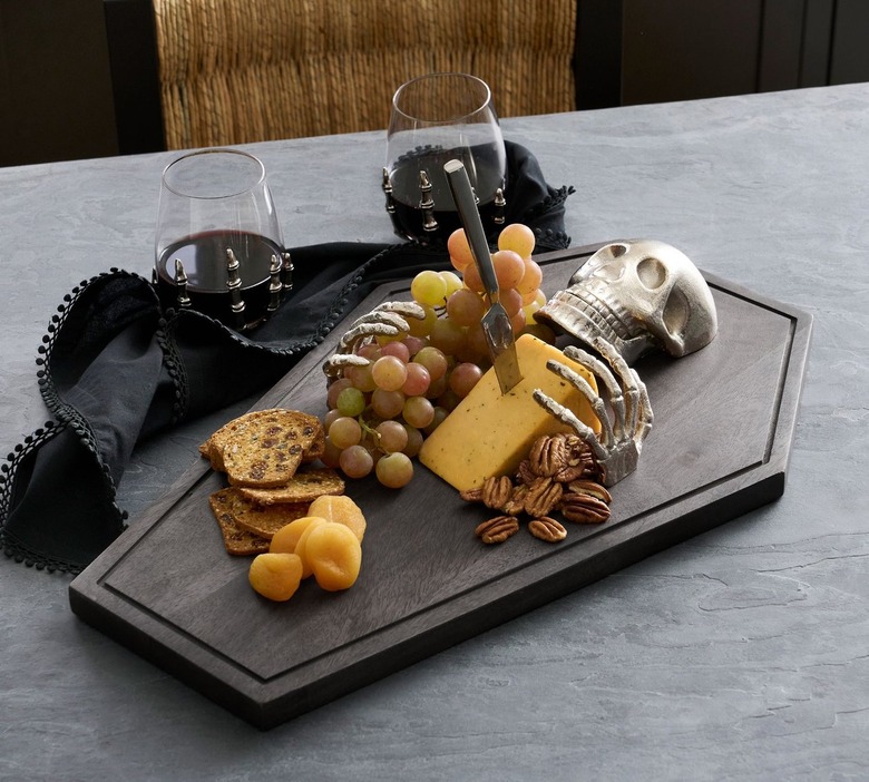 Pottery Barn Skeleton Cheeseboard