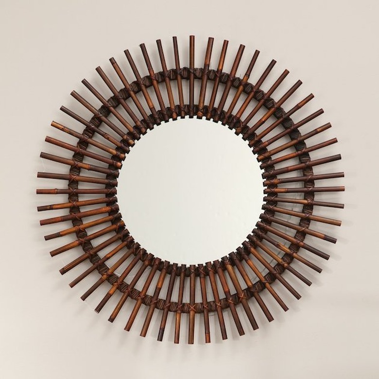 Natural Rattan Sunburst Mirror