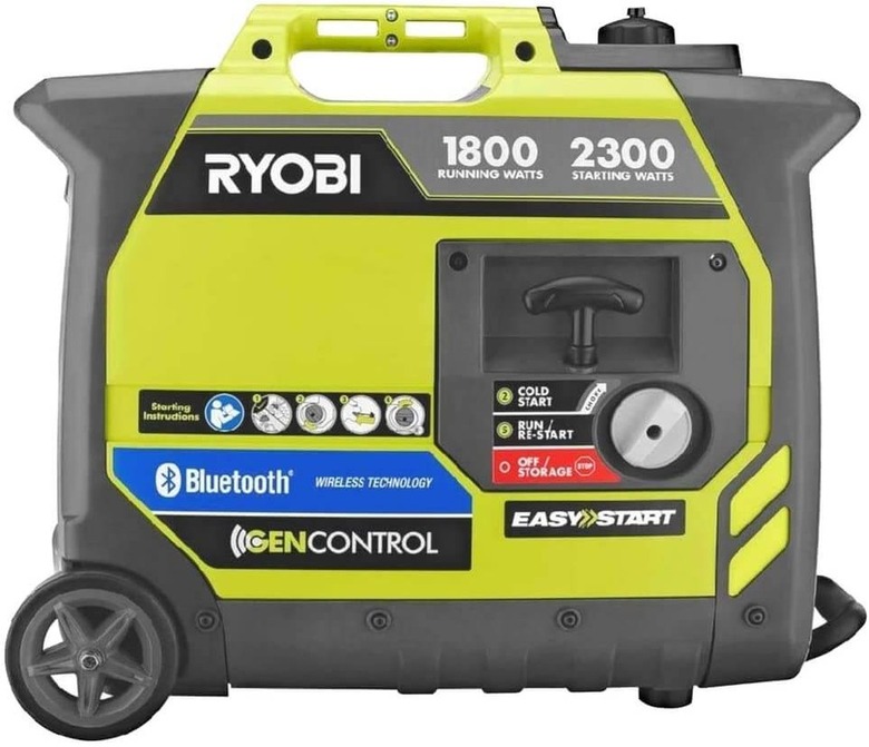 Ryobi 2,300-Watt Gasoline Powered Digital Generator RYI2300BTA