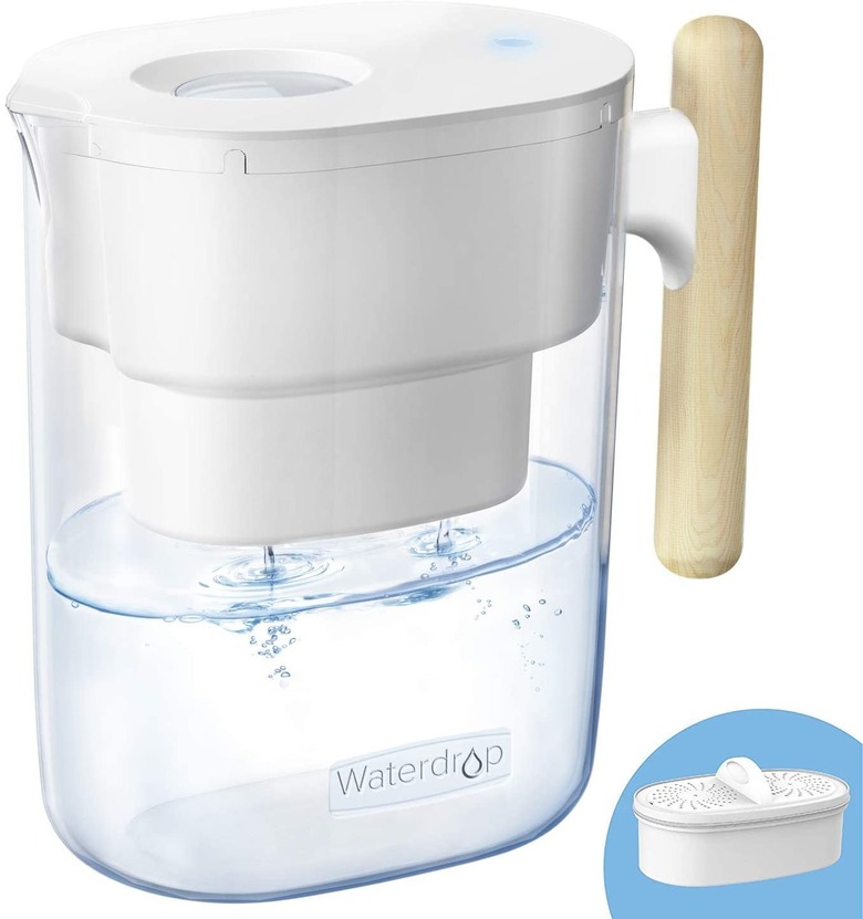 Waterdrop Long-Life Chubby 10-Cup Water Filter Pitcher