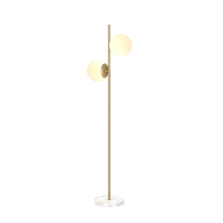 Lights.com Castell 2 Globe Floor Lamp