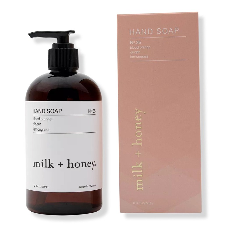 Milk + Honey Blood Orange, Ginger, Lemongrass Hand Soap No.35