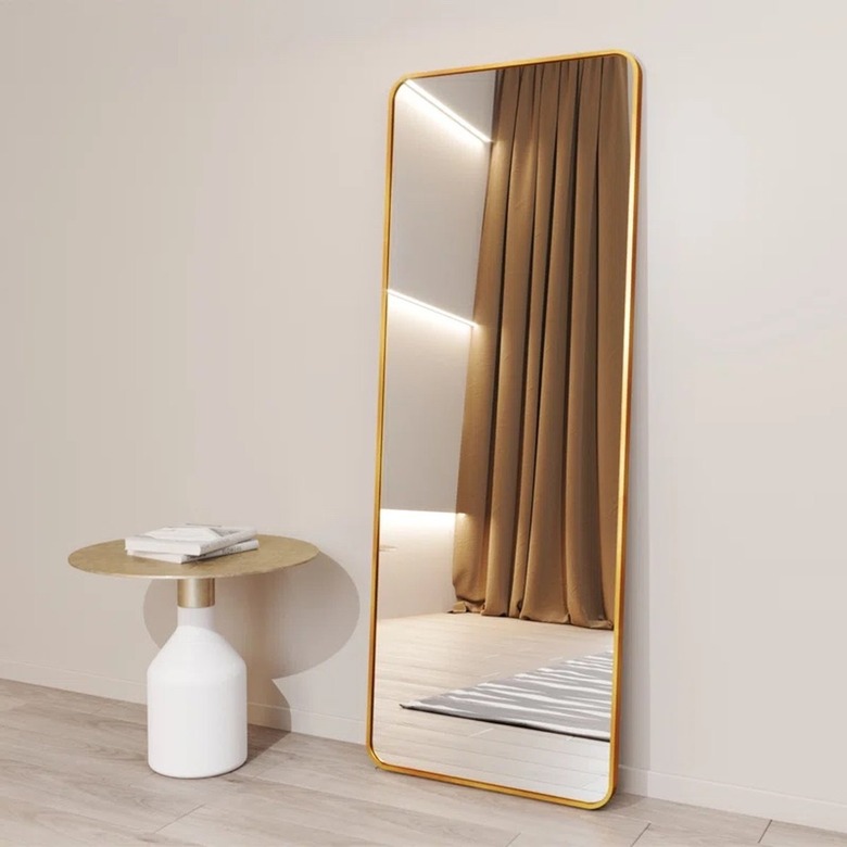 Latitude Run Rectangle Metal Mirror