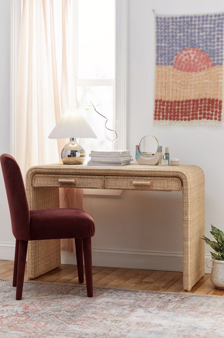 Urban Outfitters Marisol Rattan Desk