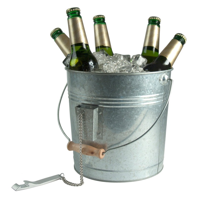 Artland Inc. Oasis Galvanized Beverage Pail with Opener