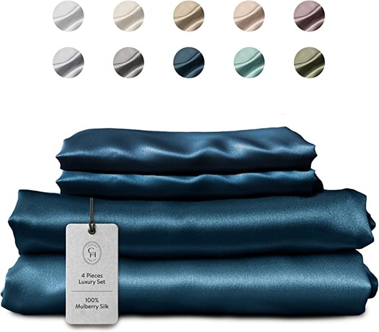 Colorado Home Co Mulberry Silk Bed Sheets Set (Queen)