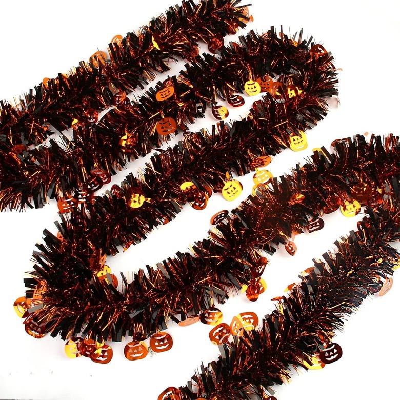 CCINEE 33-Foot Halloween Tinsel Garland