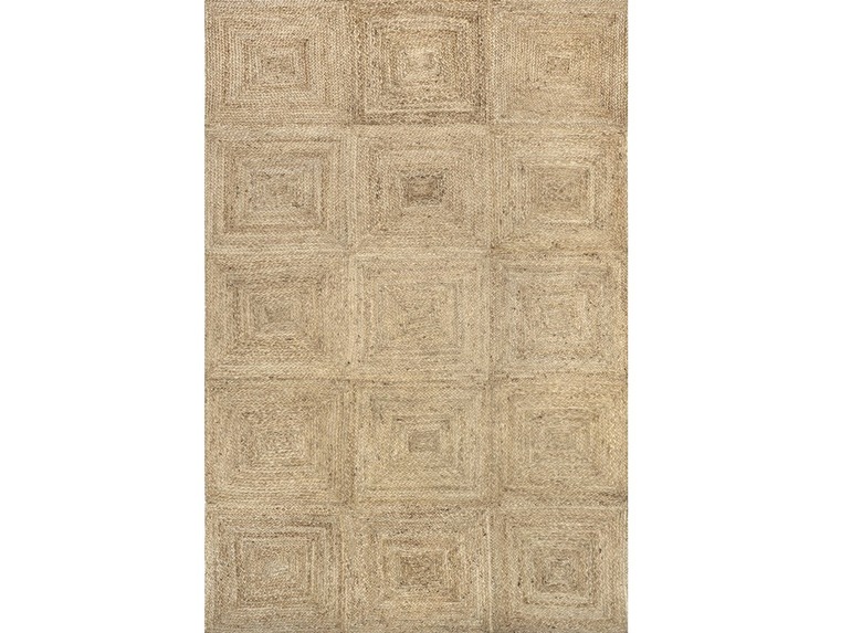 RugsUSA Ruthy Jute Braided Tiled Area Rug (8