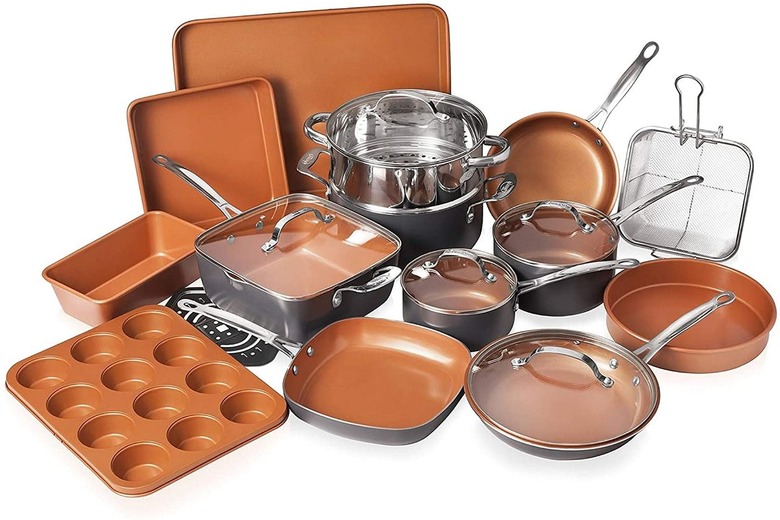 Gotham Steel 10-Piece Complete Kitchen Cookware and Bakeware Set