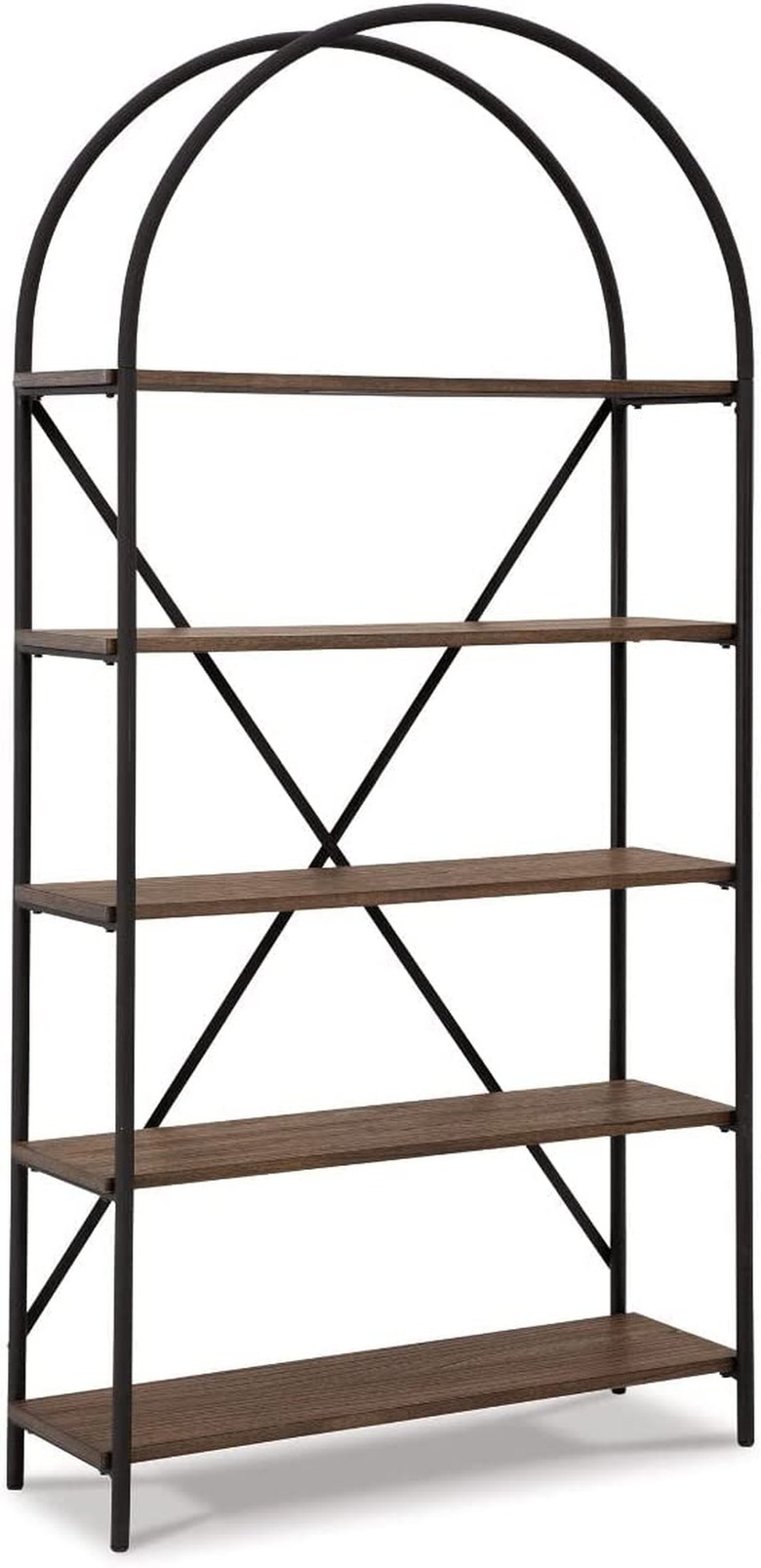 Signature Design by Ashley Galtbury Mixed Media Modern 5-Shelf Bookcase