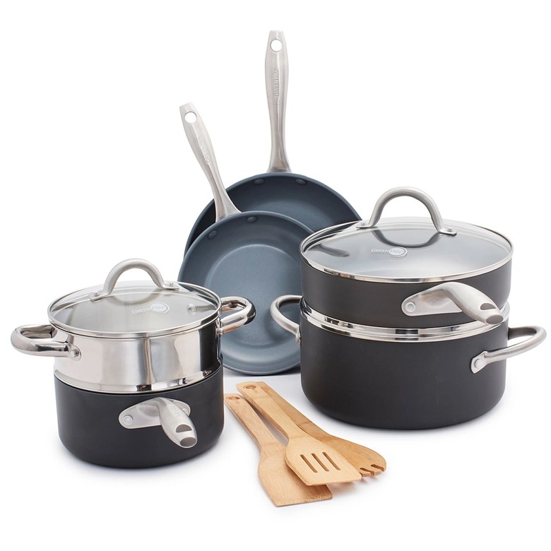 GreenPan Lima 12-Piece Hard-Anodized Aluminum Non-Stick Cookware Set