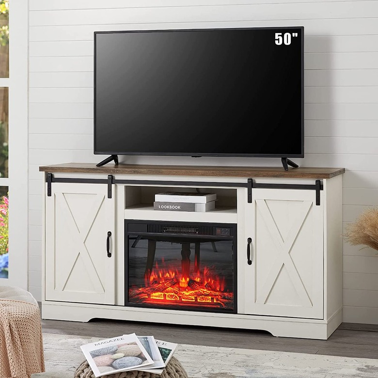 Amerlife Fireplace Entertainment Center 