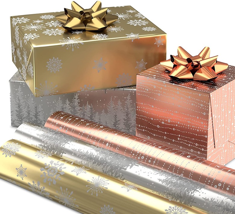 Hallmark Foil Christmas Wrapping Paper