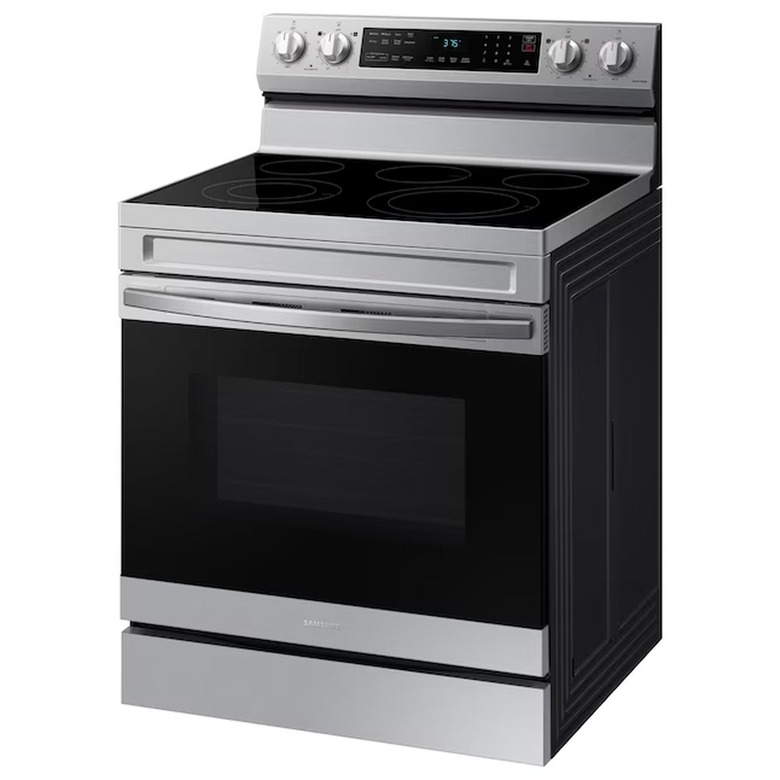 Samsung 6.3-Cubic Feet Smooth Surface 5 Elements Freestanding Smart Electric Range