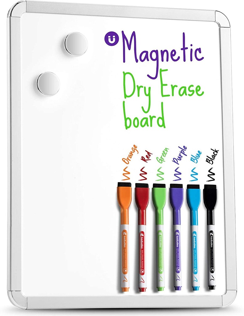 Kedudes Magnetic Dry Erase Board With 6 Markers