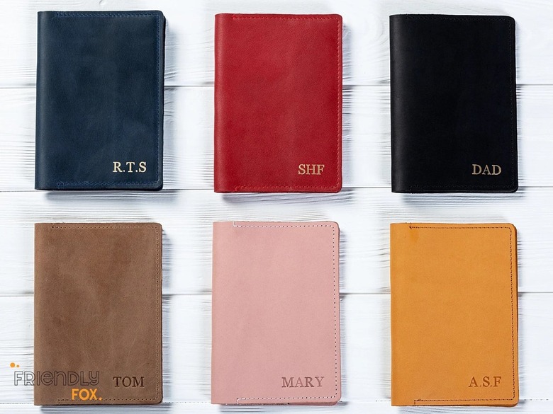 Friendly Fox Co. Leather Passport Cover