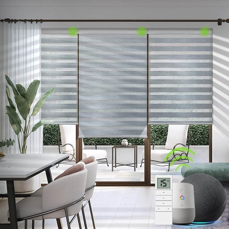 Yoolax Motorized Zebra Blinds