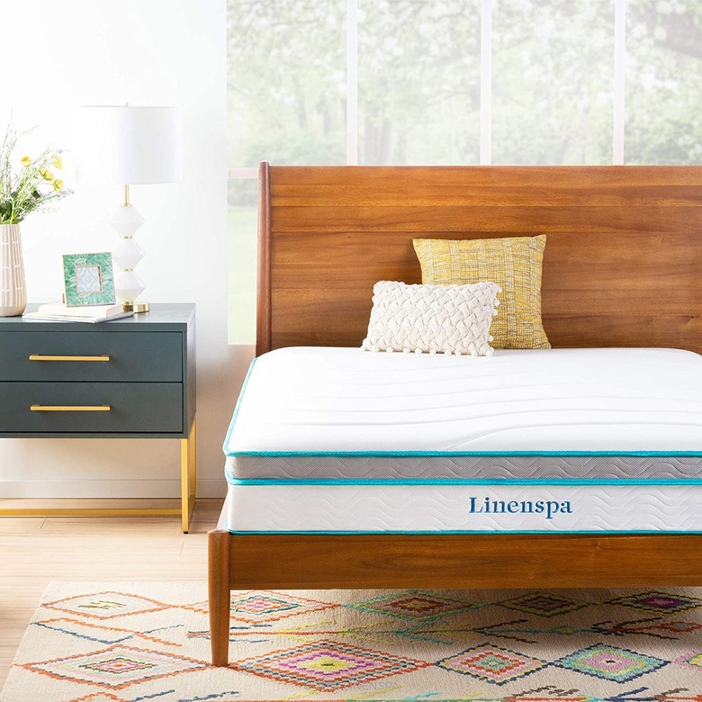 Linenspa 10-Inch Memory Foam and Innerspring Hybrid Mattress (Queen)