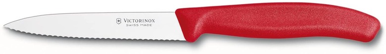 Victorinox 4 Inch Swiss Classic Paring Knife With Serrated Edge and Spear Point