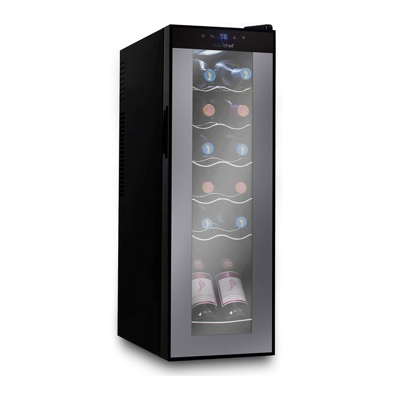 Nutrichef PKCWC120 Compact Mini Wine Fridge 