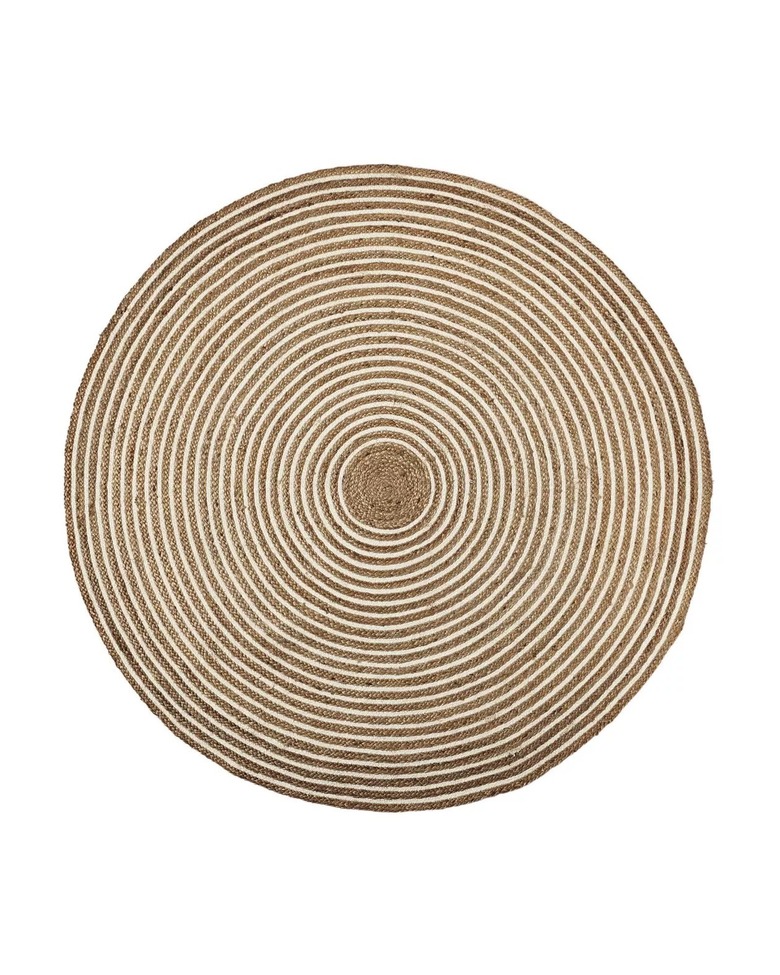 Serena & Lily Round Cotton & Jute Rug (10-foot diameter)