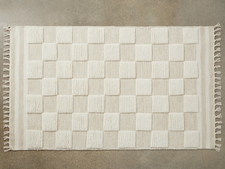 Parachute Checkered Wool Rug