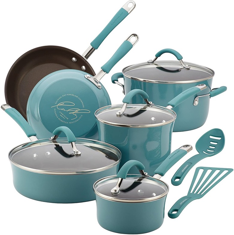 Rachael Ray Cucina Nonstick 12-Piece Pots and Pans Set