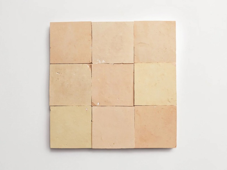 Clé Tile Zellige Square in Natural (Unglazed)