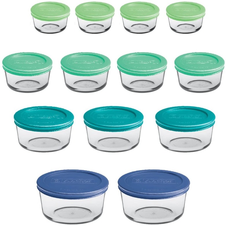 Anchor Hocking 26-Piece Round Glass Food Storage Containers