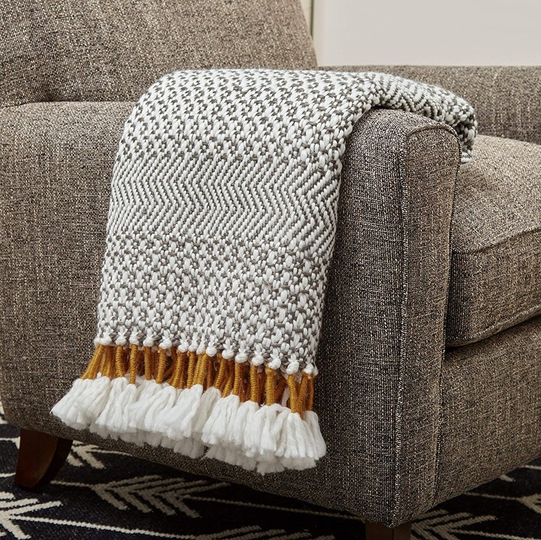 Rivet Modern Handwoven Throw