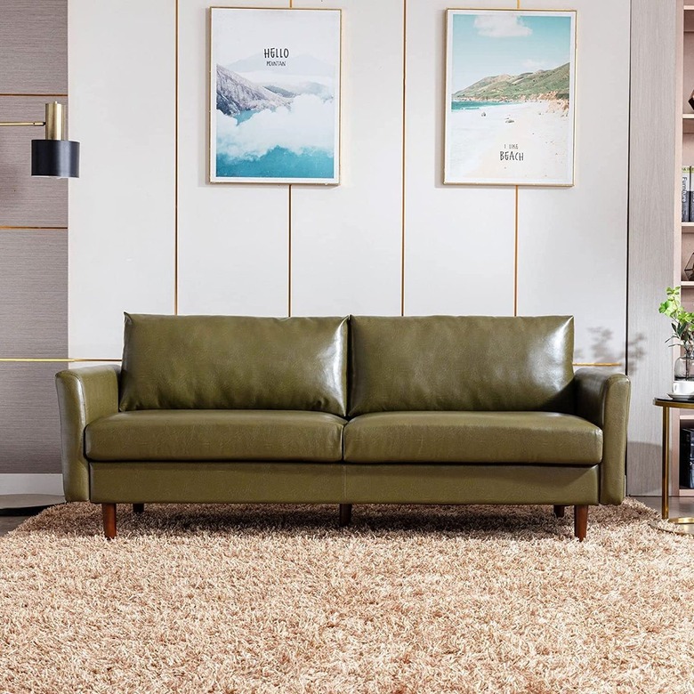 Dreamsir Faux Leather Sofa