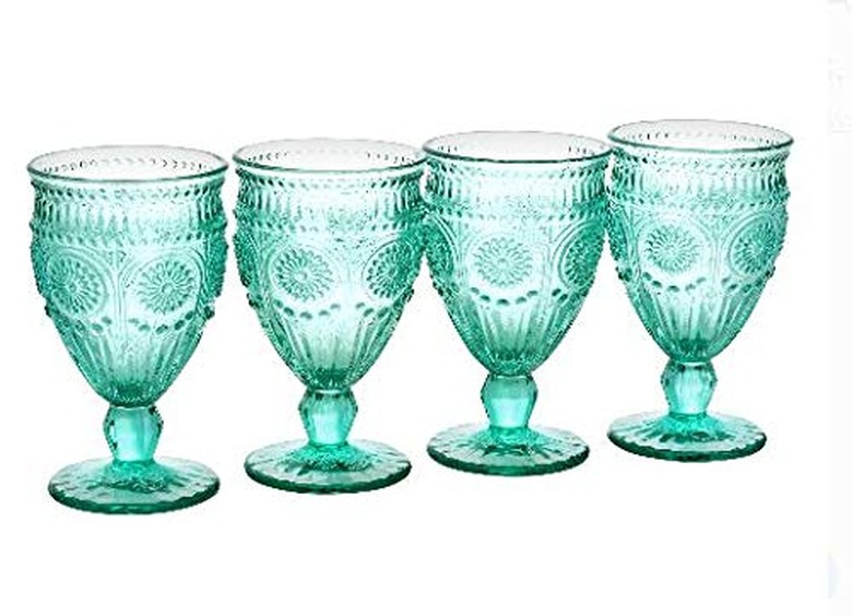 The Pioneer Woman Adeline Embossed Goblets