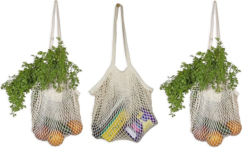 Organic Cotton Mart Mesh Tote Bags (set of 3)