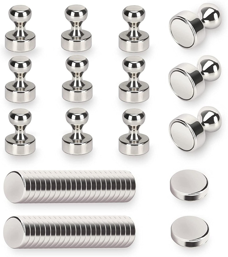 Leasen Brushed Nickel Magnets