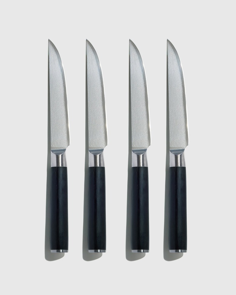 Quince Essential Japanese Damascus Steel Steak Knife Set