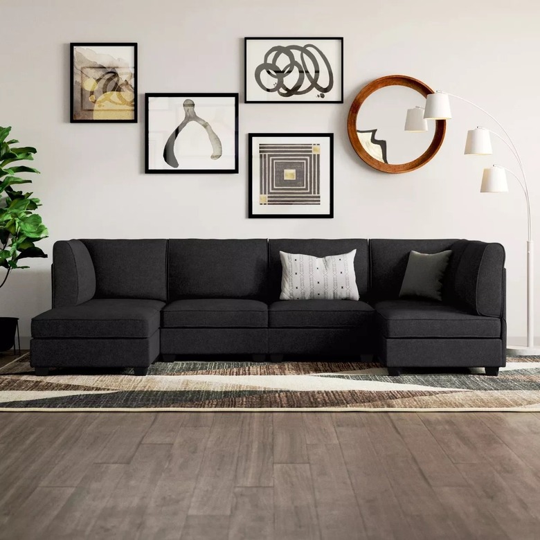 Mercury Row Roeder Modular Sectional With Ottoman