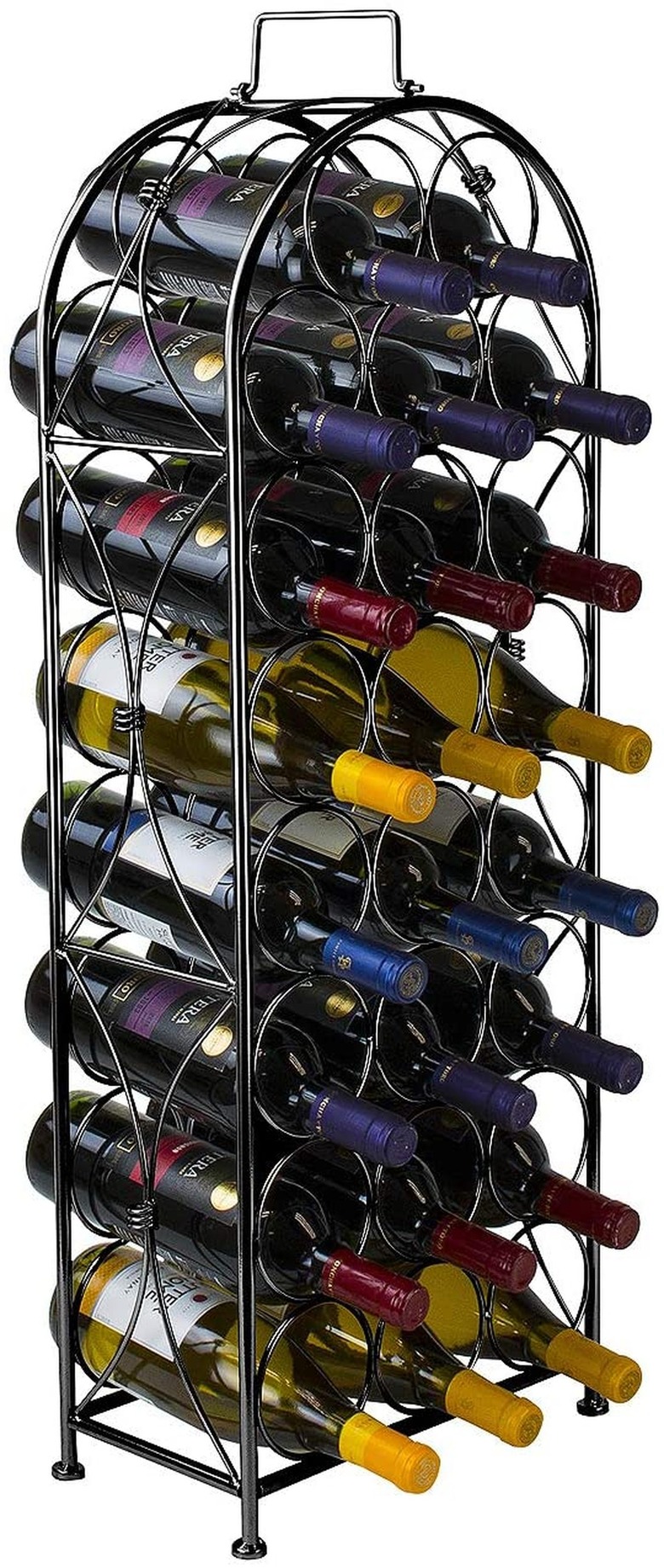 Sorbus Bordeaux Chateau Style Wine Rack