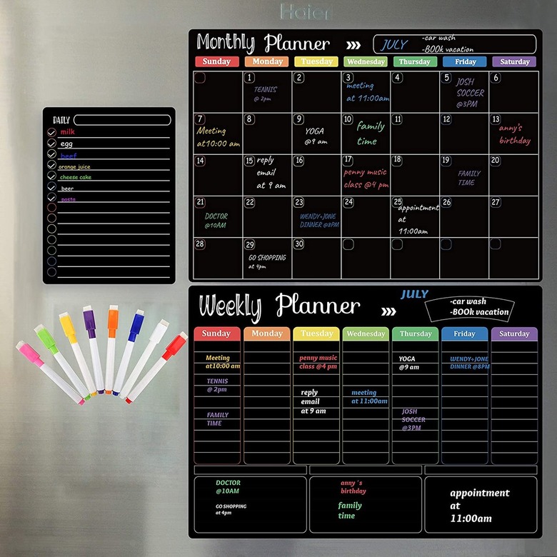 Hivillexun Dry Erase Calendar