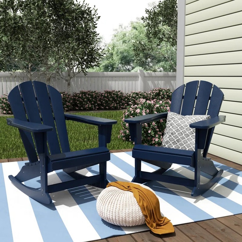 Beachcrest Home Sparks Rocking Adirondack Chair