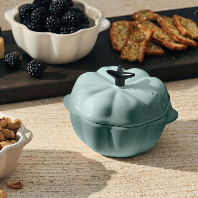 blue mini pumpkin cocotte