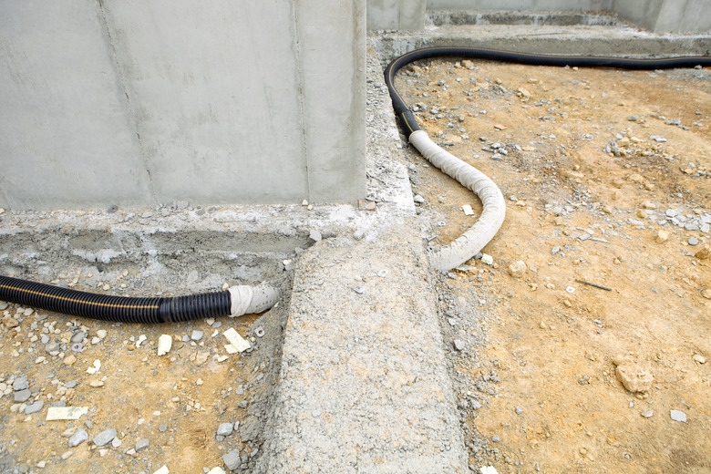 House Basement Radon Mitigation System